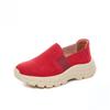 Zapatos de Mujer de Talla Grande Transfronterizos 2024 Primavera y Otoño Zapatos Torre de Cuero Zapatos sin Cordones para Mujer Zapatos de Mamá Amazon AliExpress