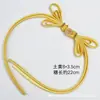 Nuevos Botones de Cheongsam Estilo Chino de Su, Tela Tejida a Mano, Cuentas de Jade Doble Corazón Loto, Botones Decorativos de Disco con Cola Larga, Venta al por Mayor desde el Fabricante