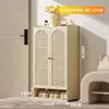 Porta de armário de sapatos doméstico interno simples sapateira multicamadas artefato de armazenamento para casa economia de espaço dormitório casa de aluguel