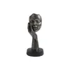 Adornos Modernos Minimalistas Transfronterizos, Escultura El Silencio es Oro, Decoración Artesanal Estilo Europeo para Oficina Sala de Estar