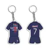 Chaveiro de lembrança da camisa do Messi Neymar chaveiro de presente esportivo pingente de acrílico