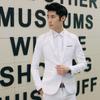 Moda Primavera 2024 Casual Estilo Coreano Terno Adolescente Terno de Um Botão Terno de Padrinho Jaqueta Dropshipping