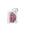 Caja de Cuentas para Armar Niños DIY Collar Cadena para Teléfono Móvil Cuentas Sonrientes Bolsa de Materiales con Cuentas Llavero con Colgante de PU