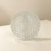 Prato de Frutas Moderno Minimalista de Cristal para Uso Doméstico na Mesa de Centro da Sala de Estar, Prato de Frutas Criativo de Vidro com Bolinhas Venda por Atacado