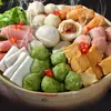Conjunto Combinado de Ingredientes para Hot Pot Sabor Carne Almôndegas Oden Bolas para Hot Pot Churrasco Congelado Base para Hot Pot