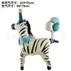 Novos Balões de Animais de Desenho Animado 3D Balão Grande de Palhaço em Pé com Cauda Balão de Folha de Alumínio Decoração de Festa de Circo Bola