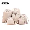 Bolsas de Linho com Cordão para Atacado Bolsas para Joias Sacos de Arroz Bolsas com Cordão Bolsas de Camada Única de Algodão e Linho