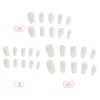 Cristal de Gelo Misterioso Olhos de Luar Textura de Alta Qualidade Estilo Garota Temperamental Estilo Irmã Mais Velha Manicure Estilo Curto 30 Peças Unhas Usáveis