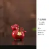 Signo del Zodiaco Rojo de Cerámica para Hacerse Rico Inmediatamente, Pequeños Adornos para Escritorio, Decoraciones de Interiores, Regalos Creativos y Recuerdos