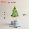 [Giratório e Luminoso] Árvore de Natal Giratória e Luminosa Enfeites Populares Carro Escritório Mesa Decorações Criativas Artesanato