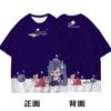 2021 transfronterizo Nuevo Dibujo Animado Dibujo Animado Impresión digital 3D moda casual manga corta camiseta de hombre y mujer