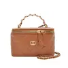 Bolso de hombro y bandolera acolchado de moda estilo Chanel, nuevo bolso tipo caja para mujer verano 2026, bolso de mano con cadena texturizada