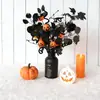 Decoraciones Creativas de Rama de Halloween Transfronterizas Calabaza Maligna Cara de Fantasma Suministros de Decoración para Fiesta en Casa