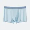 Roupa Íntima Masculina Antibacteriana 7A Tamanho Grande Respirável Secagem Rápida Boxer Briefs Fabricante Atacado Verão Fresco Roupa Íntima de Seda Gelada para Homens
