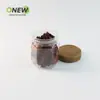 Garrafa Pet 340ml de Grau Alimentício, Garrafa Selada, Pote Plástico Sextavado, Pote Selado para Nozes, Grãos e Lanches