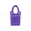 Bolsa de Playa Bolso de Mano Celebridad de Internet Europea y Americana Moda Coreana Accesorio DIY Dopamina Bolsa con Agujeros