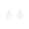 816 Estilo Coreano INS Nicho Diseño Lujo Ligero Simple Todo Combinable Aretes de Perla Natural Plata Esterlina S925 Aretes de Plata para Mujer