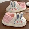 Pantuflas de Algodón Cálido de Tira Fina para Hombre y Mujer, Conjunto de Invierno para Pareja, Ins Simples Antideslizantes de Plataforma, Zapatos de Luna