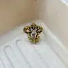 Anillo de Cruz Vintage Desgastado Incrustado con Diamantes para Mujer, Nuevo Estilo Dulce-Cool, Banda Ancha, Versátil, Exquisito, Diseño Abierto Ajustable