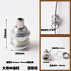 Cable de Acero para Colgar, Código de Disco, Código Móvil, Código para Colgar Vidrio, Accesorios para Colgar Cuadros, Pieza Acrílica para Colgar Carteles
