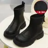 Botines Cortos para Niñas 2026 Otoño/Invierno Nuevos Botines Infantiles Botas de Algodón con Felpa Botas Chelsea Botas Martin Botines Individuales para Bebé