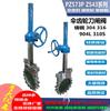 Válvula de compuerta de bisel de acero inoxidable PZ573 PZ543 sello duro válvula de compuerta para lodo sello suave válvula de tapón