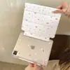 Ins Diseño de Gota de Fresa, adecuado para funda de tableta iPad mini, Pro 11/13, con diseño plegable y ranura para lápiz, para 10ª/11ª generación