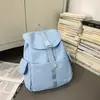 Mochila Simples com Aba Grande para Meninas 2026 Nova Grande Capacidade para Alunos do Ensino Fundamental II e Médio Bolsa de Ombro Duplo Leve Estilo Floresta Mochila para o Dia a Dia