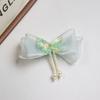 Estilo Tweed Malla de Perlas Lazo Accesorios para el Cabello de Niños Caja de Pastel Lazo Caja de Regalo Accesorios para el Cabello Accesorios para Ropa
