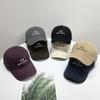 Gorra de Béisbol Bordada de Cabeza Grande Estilo Nuevo para Mujer Otoño e Invierno Estilo Coreano Sombrero de Sombra Versátil Muestra la Cara Gorra Pequeña para Hombre