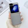 Funda Plegable para Teléfono Zflip6 para Samsung Zflip5/4 Transparente Electrochapada Zflip3 Funda Protectora Simple Resistente a Caídas