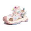 Sapatos Infantis, Tênis Esportivos Infantis, Novo Estilo Verão 2026 para Meninas, Sandálias Esportivas Fechadas Respiráveis de Princesa, Tênis Esportivos