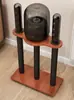 Soporte de Cristal 4ª/5ª Generación Altavoz Bluetooth Altavoz de Pie Bandeja para Altavoz Base de Doble Capa Almohadilla Antivibración para Escritorio