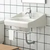 Lavabo Grande de Pared Retro Americano Lavabo de Pared Retro Línea de Recorte Lavabo de Pared Estilo Europeo
