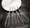 Batidor de huevos de acero inoxidable batidor de huevos manual de resorte batidor de huevos utensilio para hornear electrodoméstico eléctrico regalo