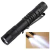 Linterna Brillante Forma de Bolígrafo LED Mini Xpe R3 3W Linterna Luz de Bolígrafo Bolígrafo Hebilla Clip para Bolígrafo de Mano