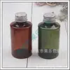 Tapa metálica verde hombro inclinado botella para cebo 100ml tapa de rosca cuerpo de la botella botella para gel de baño botella para hidrosol botella para champú