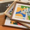 Marco de Fotos de Madera Maciza para Colgar en la Pared, Marco para Pintura al Óleo A4, Marco para Bocetos 4K8K de Niños, Marco A3, Marco de Mesa, Marco de Fotos de 30 pulgadas