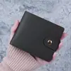 Cartera para Mujer, Estilo Corto, Multifuncional, Simple, Delgada, Estilo Hebilla, Portabilletes Plegable, Billetera Pequeña Compacta, Cartera, Portabilletes