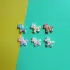Nuevos Lindo Cuerpo Completo Cuadros Pony Hecho a Mano DIY Pegamento de Crema Pinzas para el Cabello Accesorios para el Cabello Pasador Materiales de Decoración