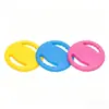 Frisbee de Cão Macio e Durável em EVA com Alças, Disco Voador Resistente à Mordida para Treinamento de Filhotes, Disponível em Amarelo / Azul / Rosa, Diâmetro 20cm