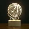Luz de Noche 3D Transfronteriza Lámpara de Mesita de Noche USB Adornos Lámpara LED de Ahorro de Energía Logo Aniversario Corporativo Regalo Conmemorativo de Graduación