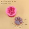 Molde de Silicone Combinado Garra de Gato Descompressão Aperto Le Vela de Aromaterapia Chocolate Sorvete Mousse Bolo