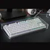 Capa de Poeira para Teclado, Capa Protetora Mecânica para Mouse, Acrílico 87 Teclas 104 Teclas Alargada Teclado Completo Alta Transparência