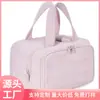 Neceser listo para usar, Neceser ligero grande de boca ancha, Neceser cosmético mullido, Bolsa de almacenamiento, Set de tocador de viaje