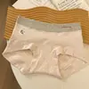 Ropa interior tipo bóxer de algodón puro para mujer, con bloques de color, de cintura media, con entrepierna extendida, antibacteriana, nueva, grado 10A, para madre y bebé