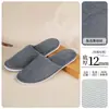 Pantuflas Desechables Específicas de Hotel, Felpa de Coral, Antideslizantes, para Salones de Belleza, Hoteles de Lujo, Casas de Huéspedes, Viajes, Engrosadas, Venta al por Mayor