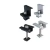 Hss Hongsheng Plástico Negro Soporte Lateral de Presión Bloque de Presión Aleación de Aluminio Borde de Presión Lateral Presión Solar Panel Fijación Luz