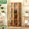 Vitrine para Exibição de Figuras Suporte de Exibição de Acrílico Balcão de Vidro Exibição de Produtos de Cosméticos Pequena Vitrine