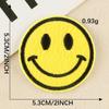 Bordado de computador logo Rosto Sorridente expressão facial adesivos de tecido chapéu bolsa acessórios acessórios de vestuário patch desenho animado adesivos de bordado transfronteiriços